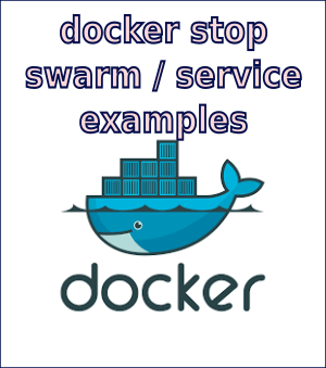 Docker Config Reference (docker stop / docker swarm / docker service)