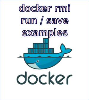 Docker Config Reference (docker rmi / docker run / docker save)